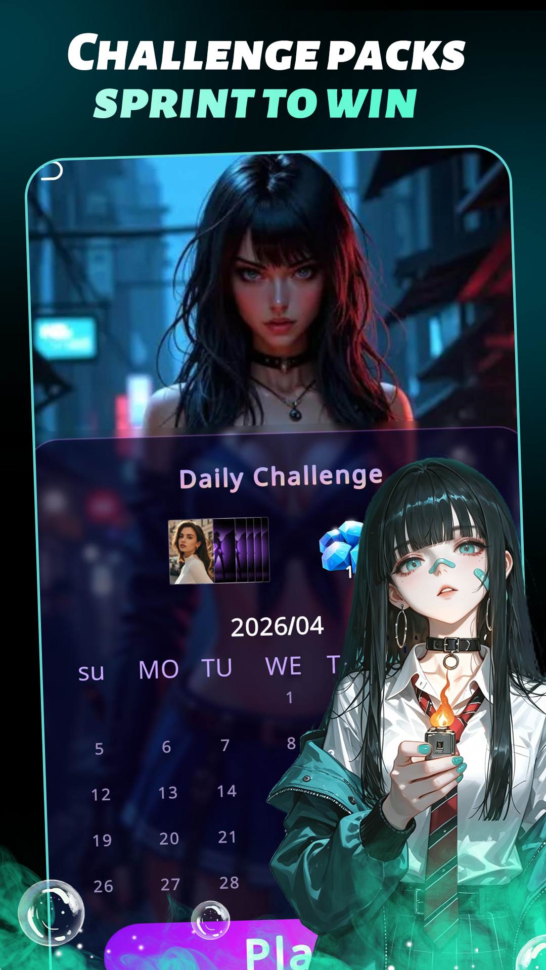 Desire Girls: Mahjong Match capture d'écran 3