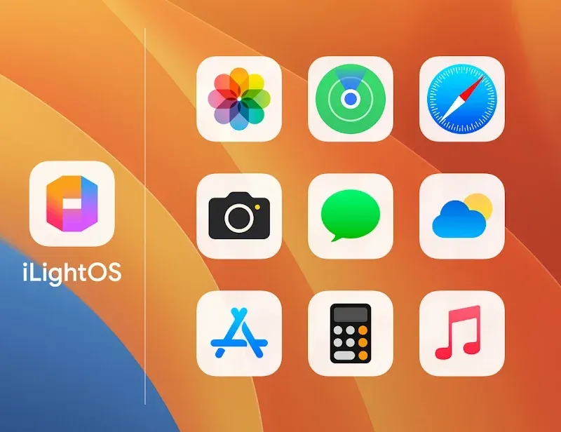 Capture d'écran 3 de iLightOS 18 - Icon Pack