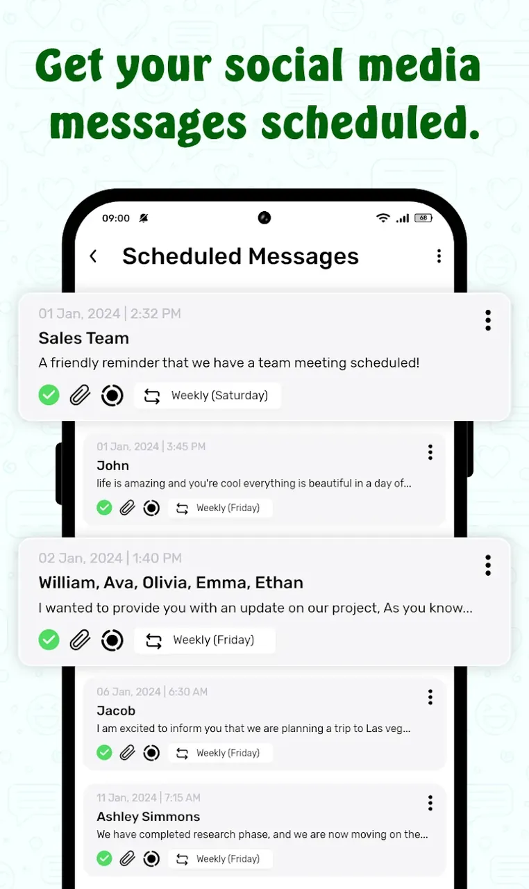 ScheduleUP : Auto Text Reply capture d'écran 6