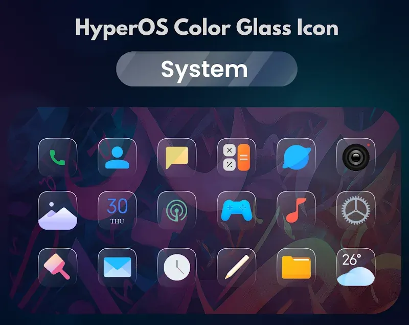 Aperçu d'image 2 de HyperOS Icons