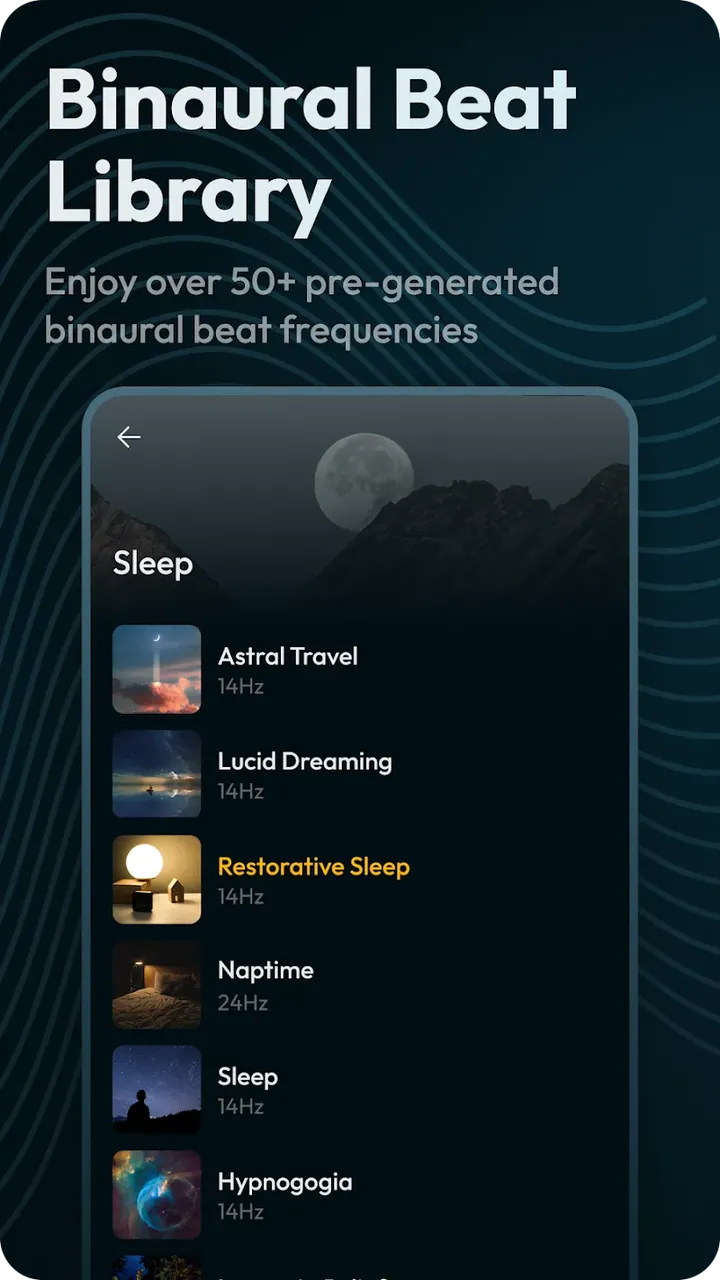 Binaural Beats Brainwaves capture d'écran 4