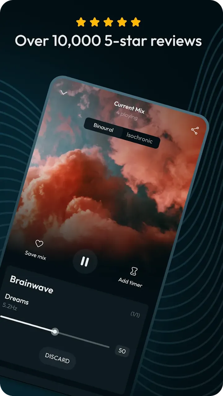 Binaural Beats Brainwaves capture d'écran 3