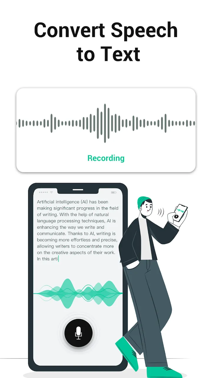 Capture d'écran 5 de AI Voice to Text AI Note Taker MOD APK