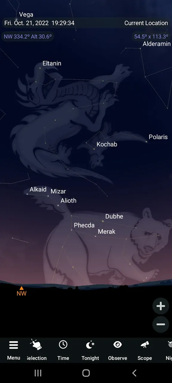 Capture d'écran de l'application SkySafari 7 Pro 2