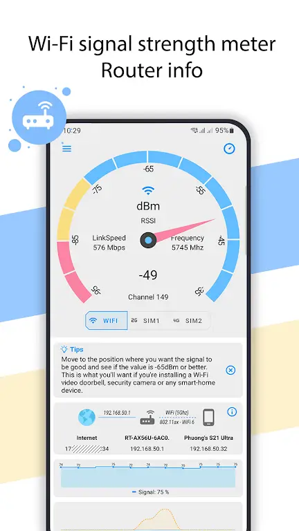 Capture d'écran de prévisualisation 5 de Net Signal Pro