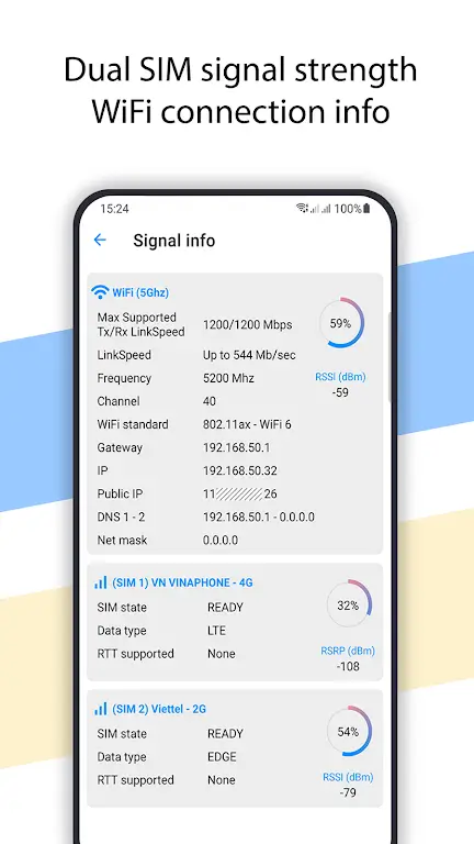 Capture d'écran de prévisualisation 2 de Net Signal Pro