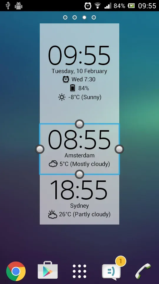 Capture d'écran Digital Clock & Weather Widget 5