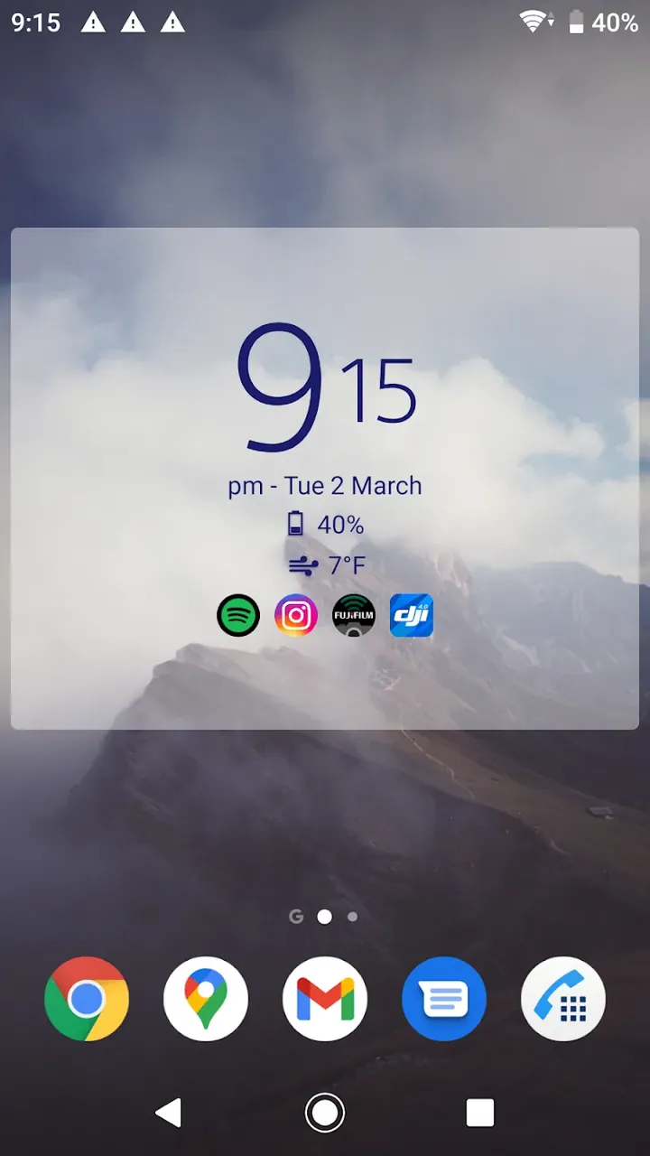 Capture d'écran Digital Clock & Weather Widget 3