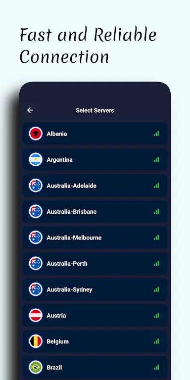 Capture d'écran de l'application Raid VPN 4