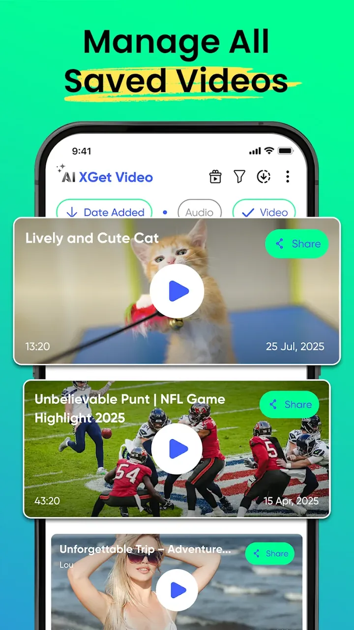 AnyLink XGetVideo capture d'écran 6
