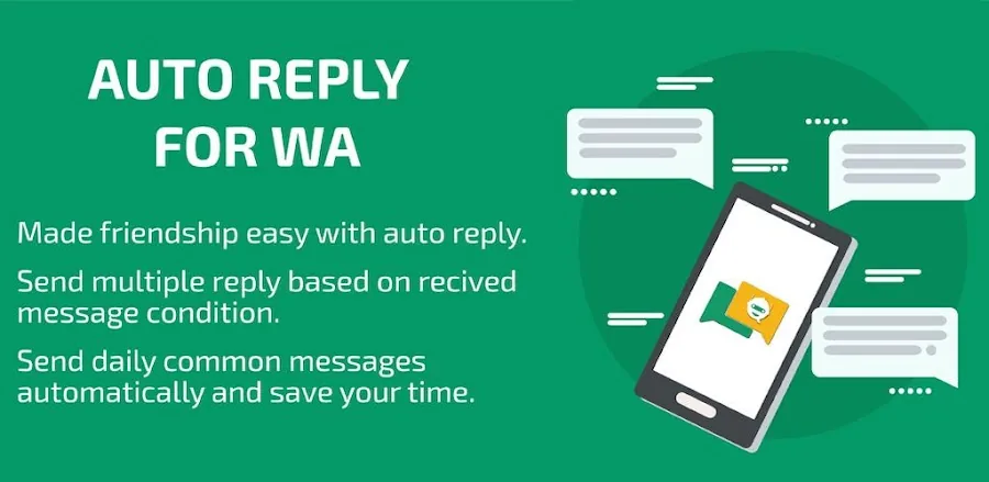 Auto Reply Chat Bot capture d'écran 1