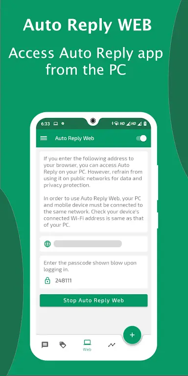 Auto Reply Chat Bot capture d'écran 5