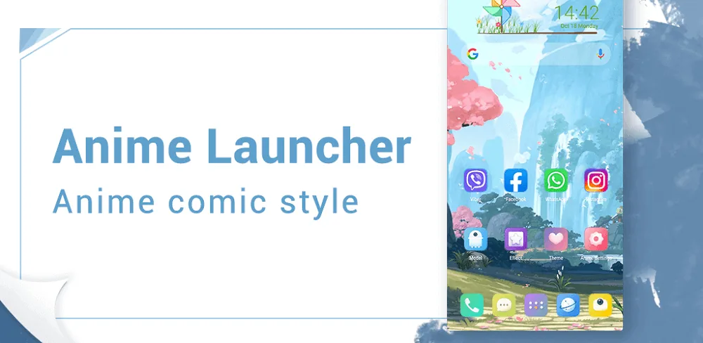 Aperçu de l'écran de l'application Anime Launcher 1