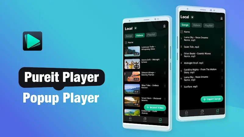 Capture d'écran Pureit Player 6