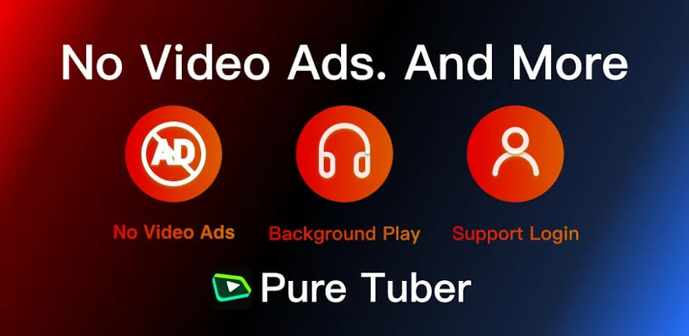 Capture d'écran d'aperçu de l'application Pure Tuber 1
