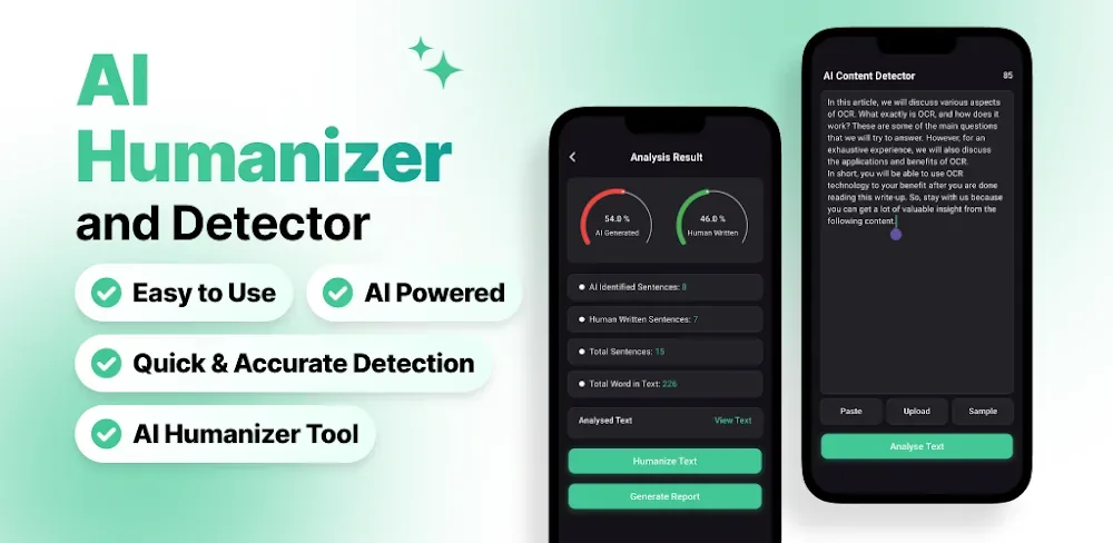 Capture d'écran AI Detector 1