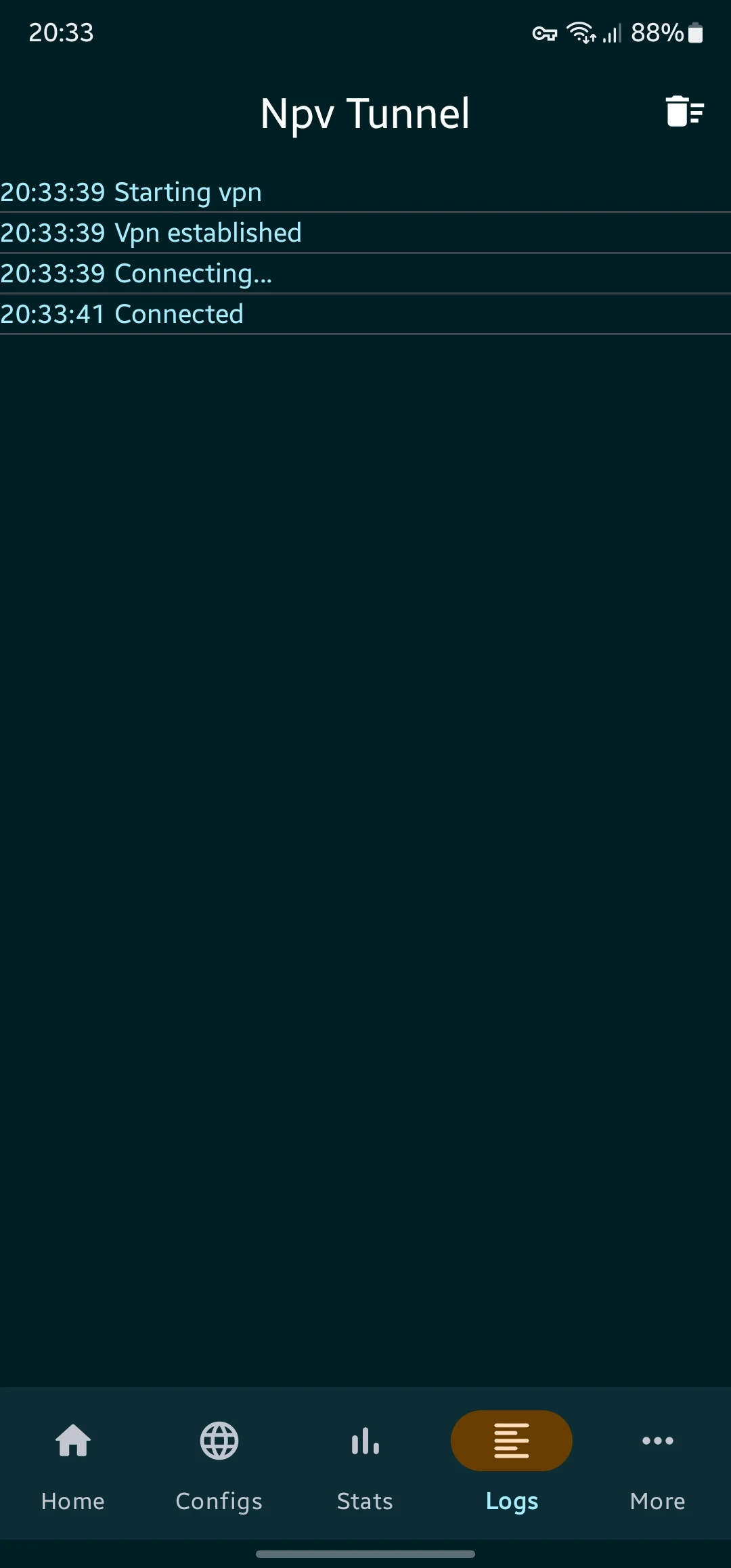 Capture d'écran de l'application Npv Tunnel V2Ray/SSH 3