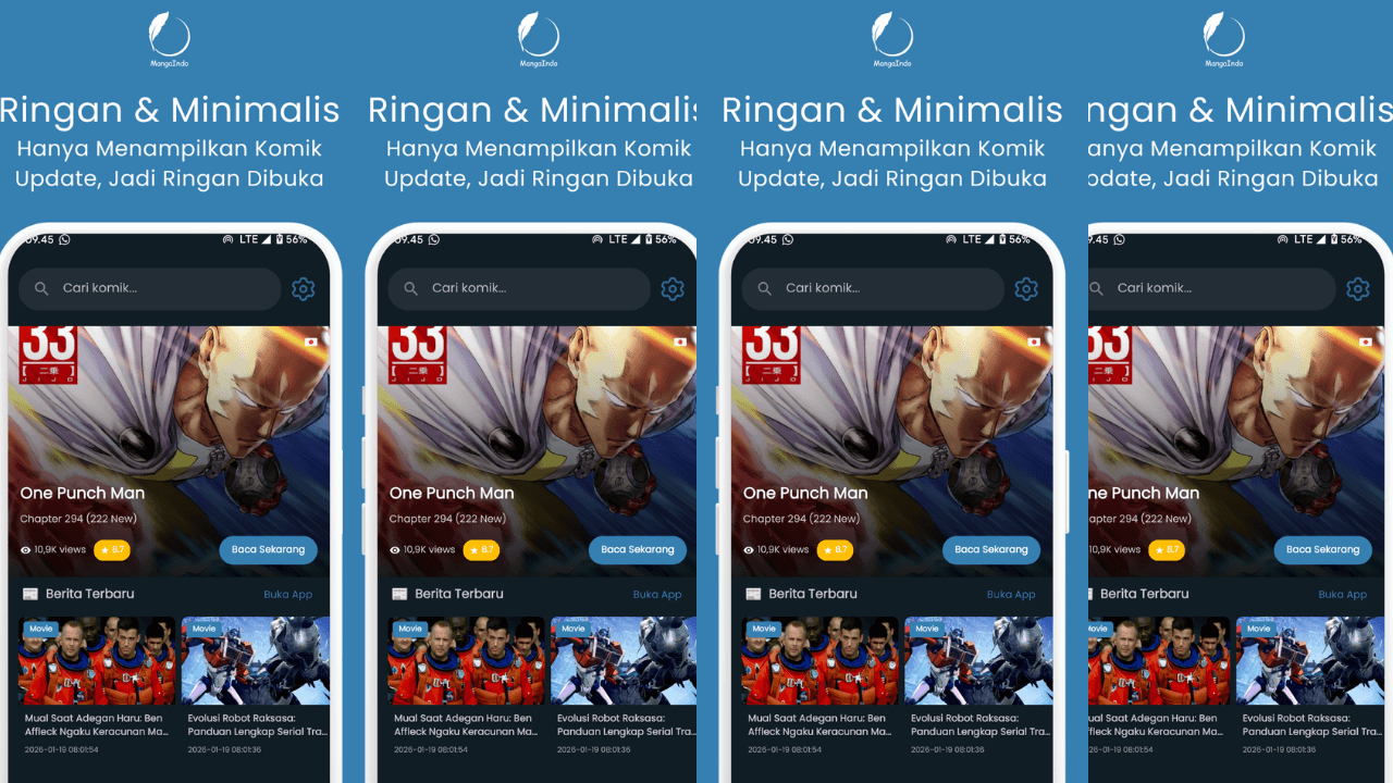 Capture d'écran de l'application MangaIndo – Baca Komik Indo 1