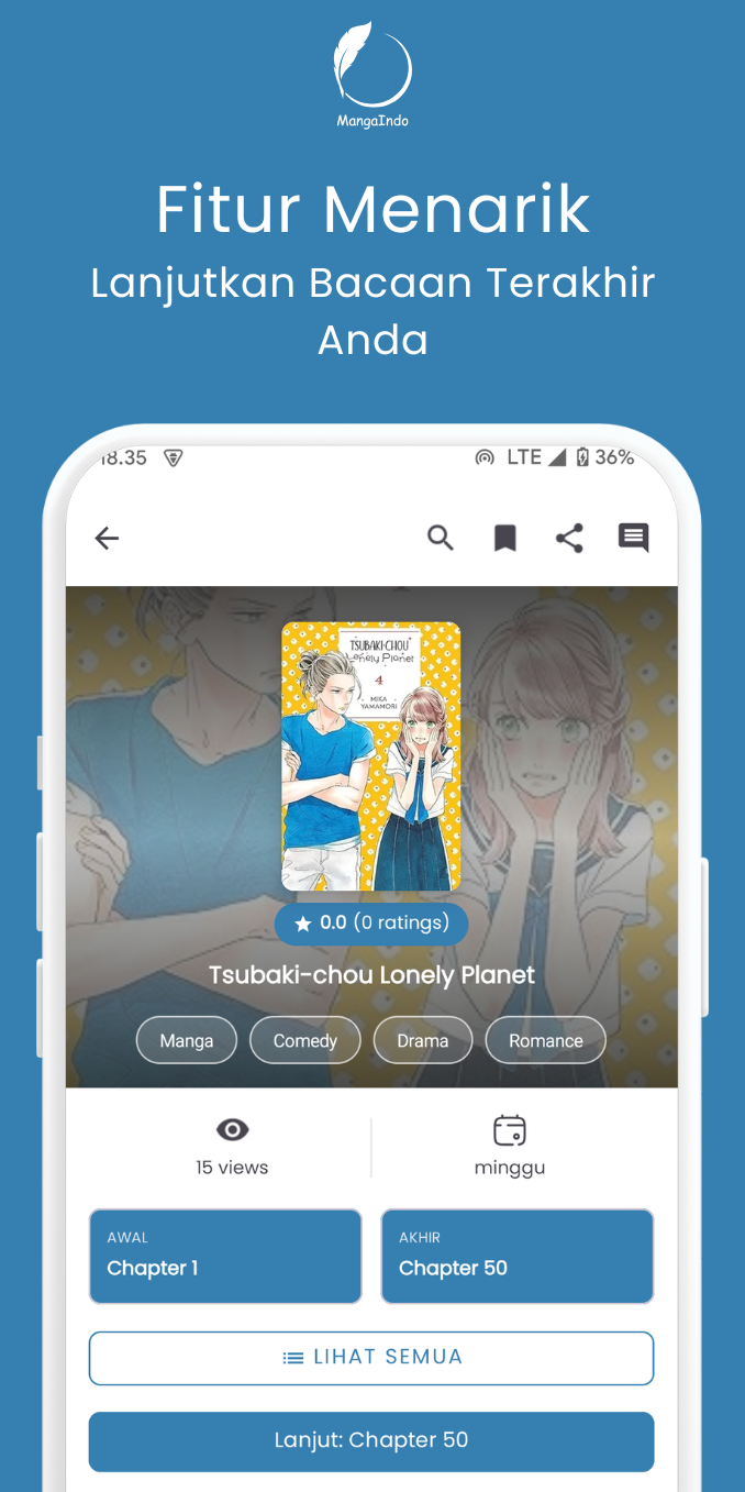 Capture d'écran de l'application MangaIndo – Baca Komik Indo 2