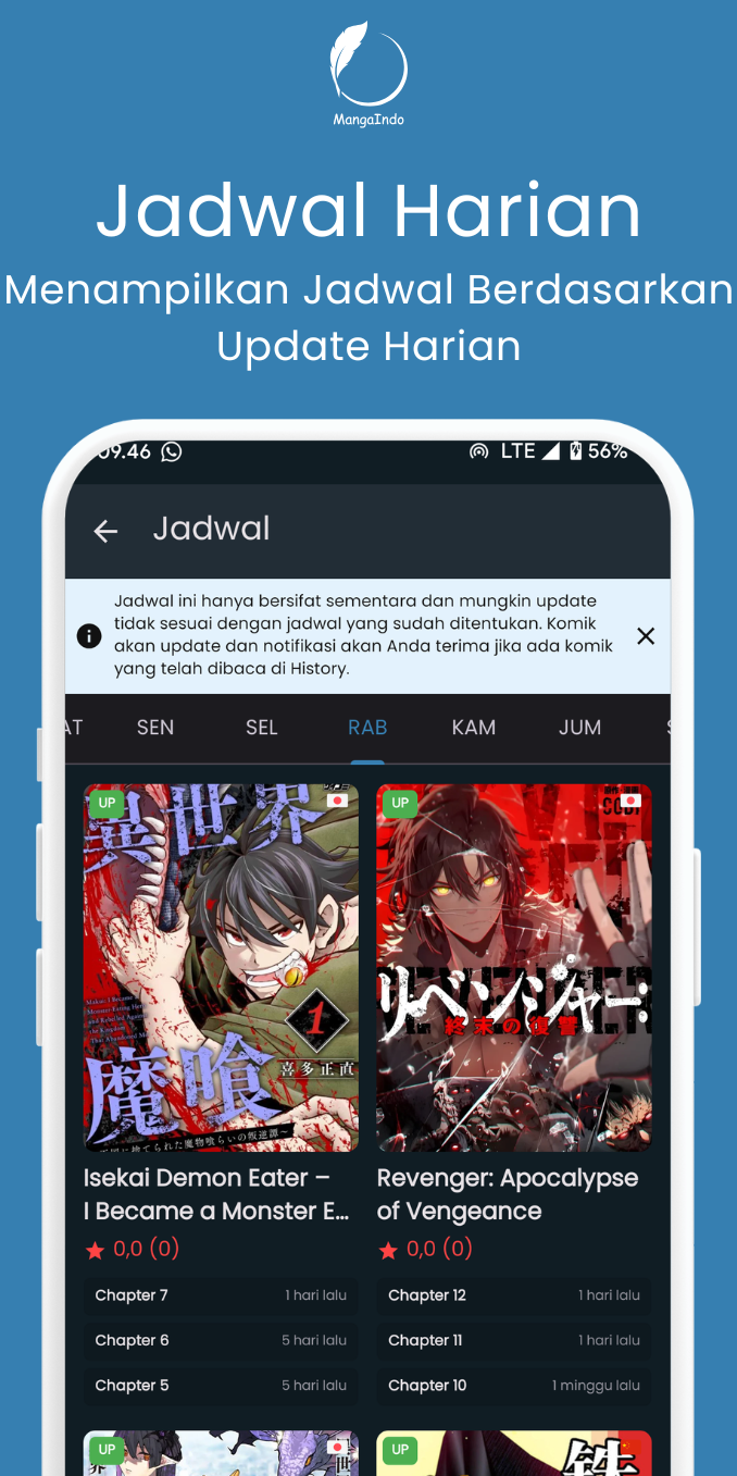 Capture d'écran de l'application MangaIndo – Baca Komik Indo 5