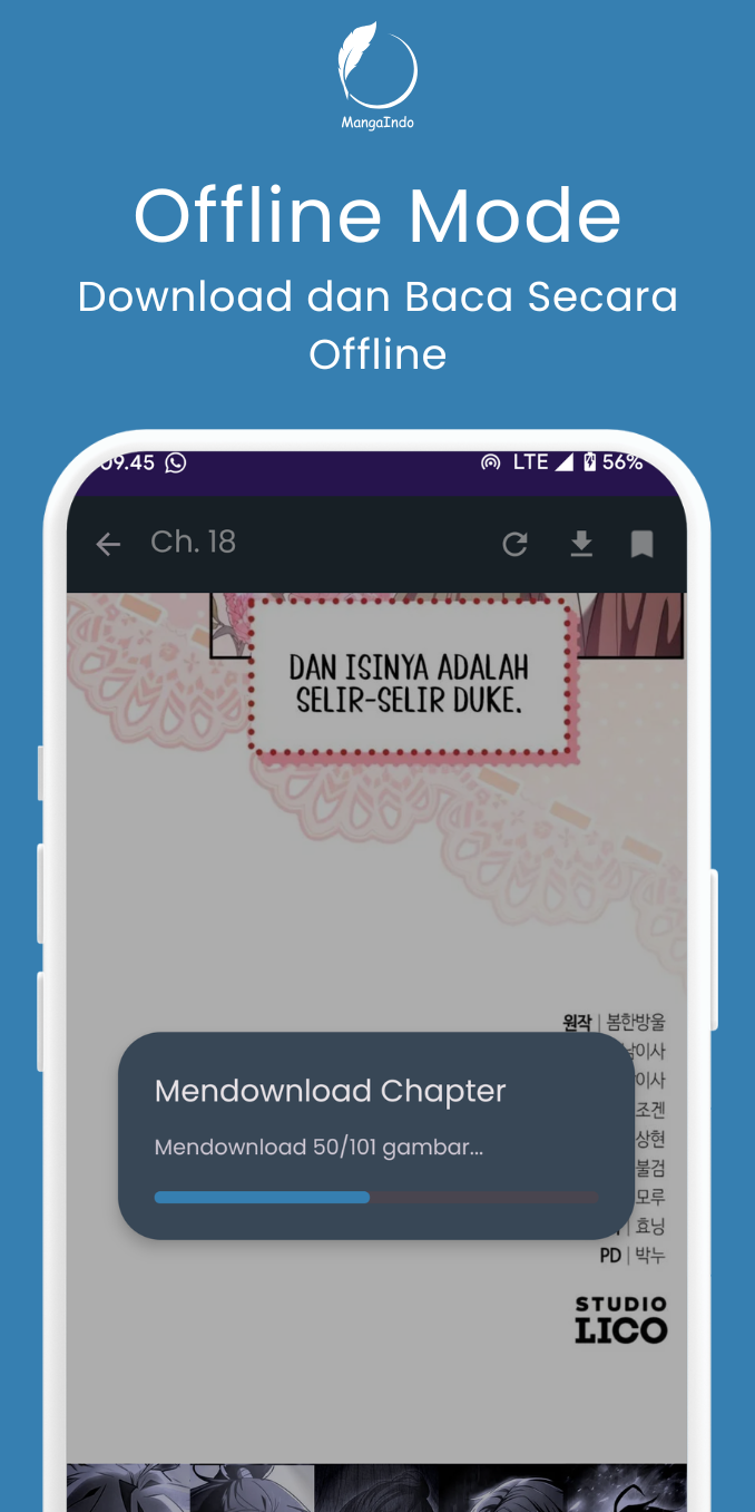 Capture d'écran de l'application MangaIndo – Baca Komik Indo 3