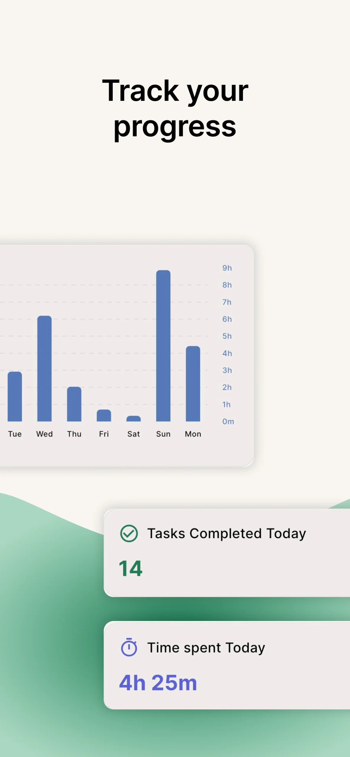Écran dans l'application FlowStack - Focus task timer 4