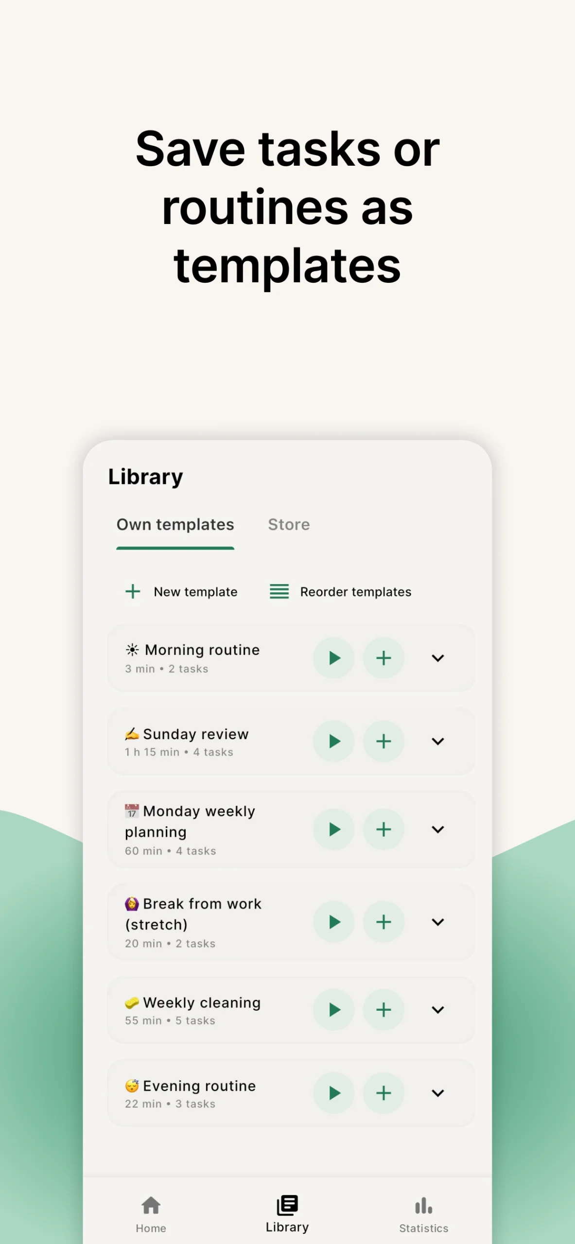 Aperçu des fonctionnalités de FlowStack - Focus task timer 5