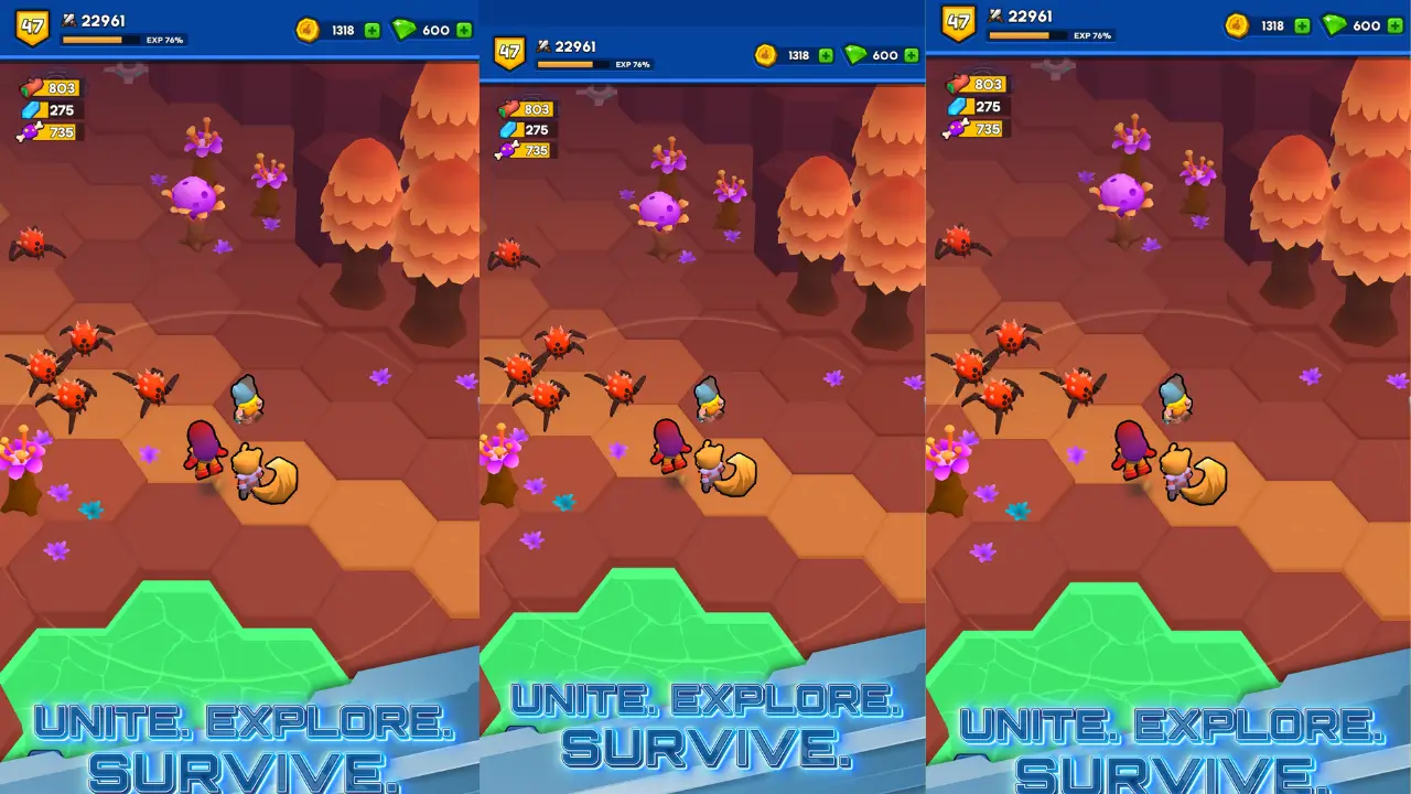 Capture d'écran 1 de Space Heroes: Epic Galaxy RPG