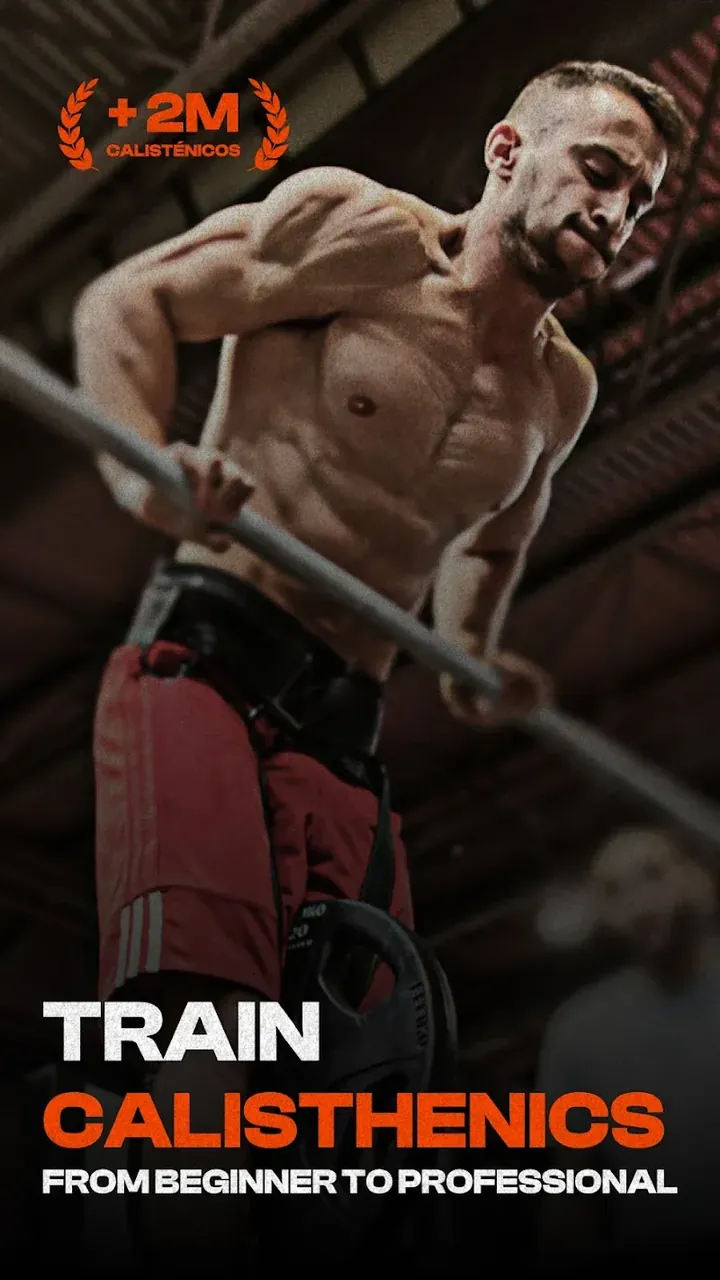 Capture d'écran 2 de l'application Calisteniapp Workout