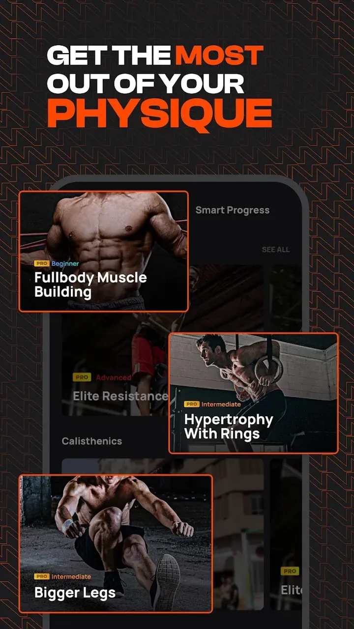 Capture d'écran 3 de l'application Calisteniapp Workout