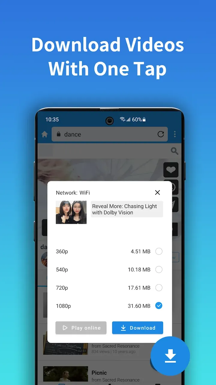 Capture d'écran 3 de Pure Video Downloader