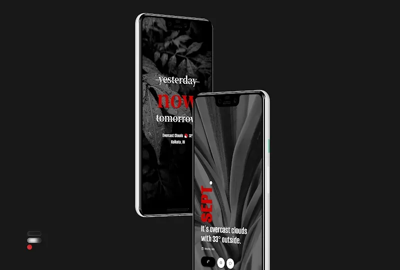 Aperçu du widget Flux for KWGT 3