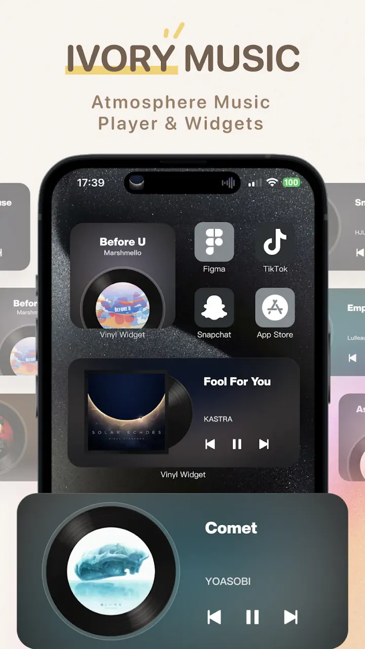 Capture d'écran de l'application Widget Lab 3