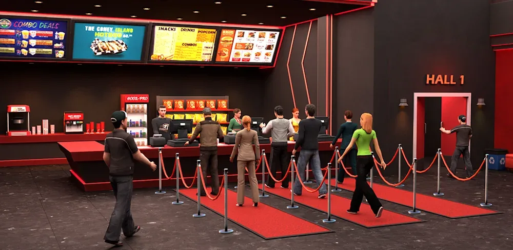 Cinema Movie Theatre Simulator gameplay screenshot 1