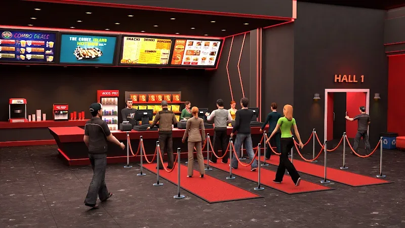 Cinema Movie Theatre Simulator gameplay screenshot 2