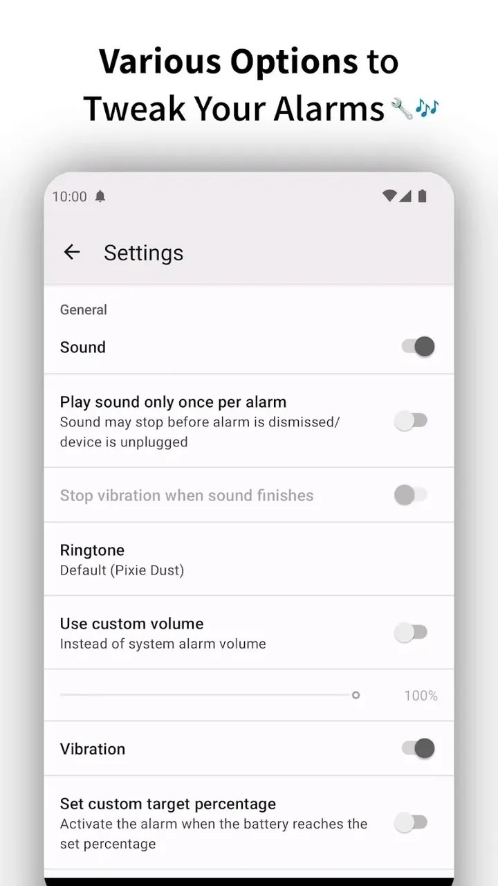 Capture d'écran 6 de Full Battery Charge Alarm