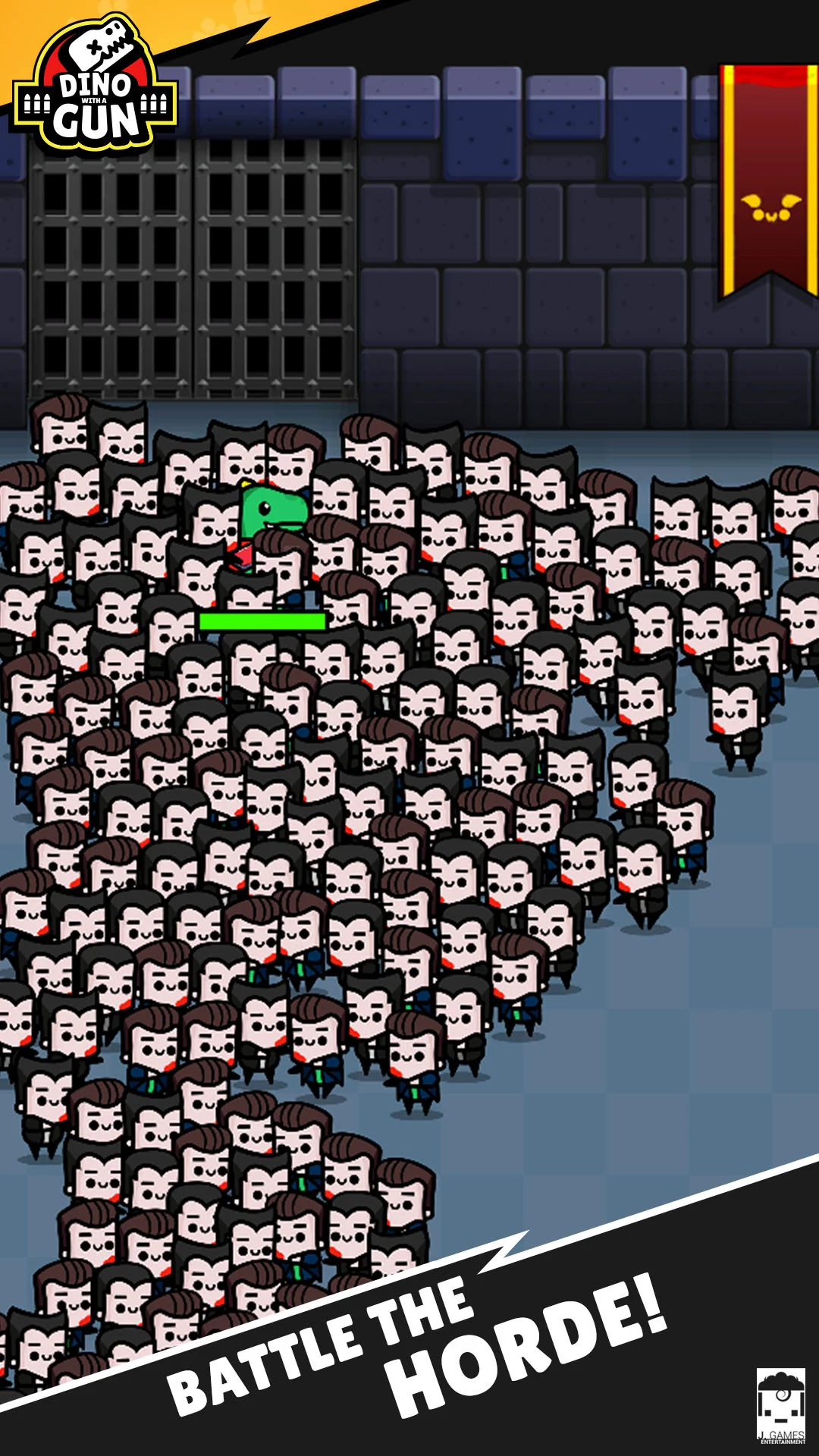 Dino with a Gun gameplay screenshot 1