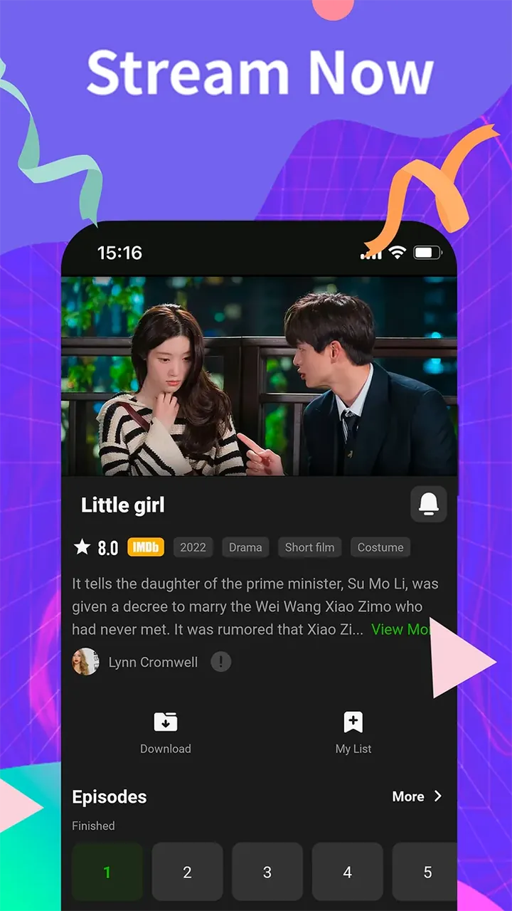 Capture d'écran de l'application HiTV 4