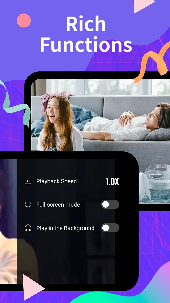 Capture d'écran de l'application HiTV 5