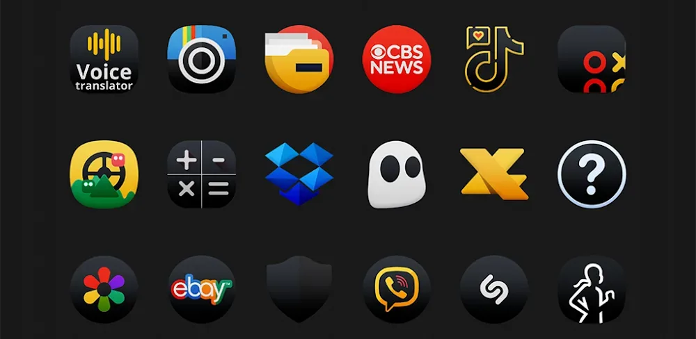 Darkonis - Icon Pack capture d'écran 1