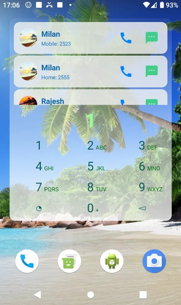 Dialer Widget capture d'écran 2