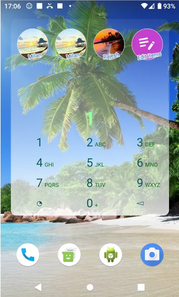 Dialer Widget capture d'écran 4