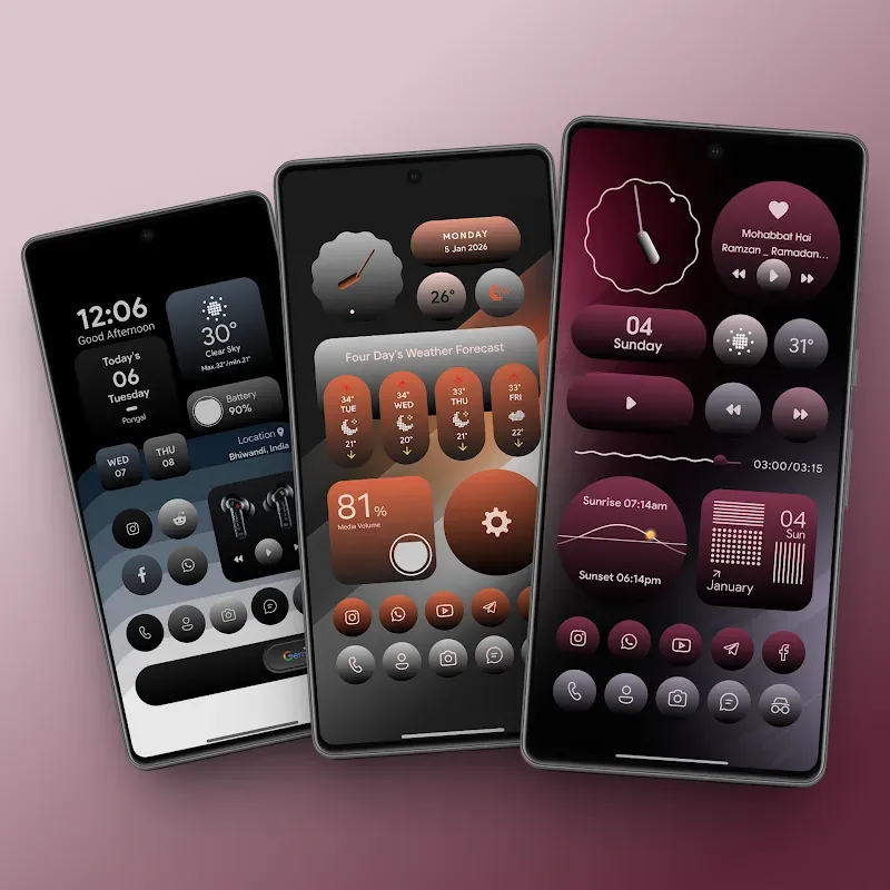 My Thing Adaptive KWGT capture d'écran 2