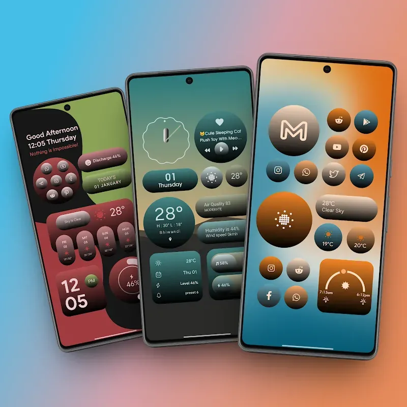 My Thing Adaptive KWGT capture d'écran 6
