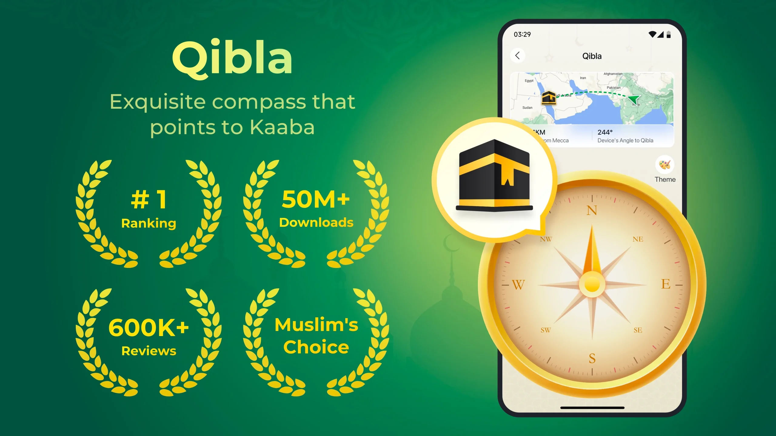Aperçu WeMuslim: Athan, Qibla&Quran 1