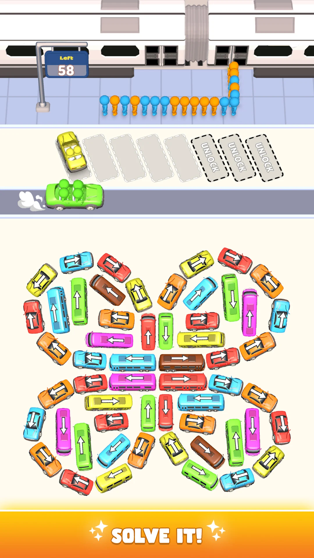 Bus Rush – Park & Match Quest capture d'écran 3