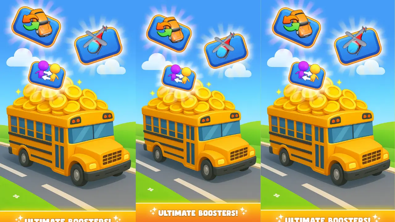 Bus Rush – Park & Match Quest capture d'écran 1