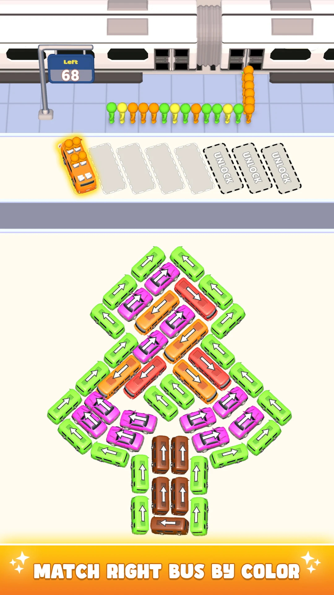 Bus Rush – Park & Match Quest capture d'écran 2