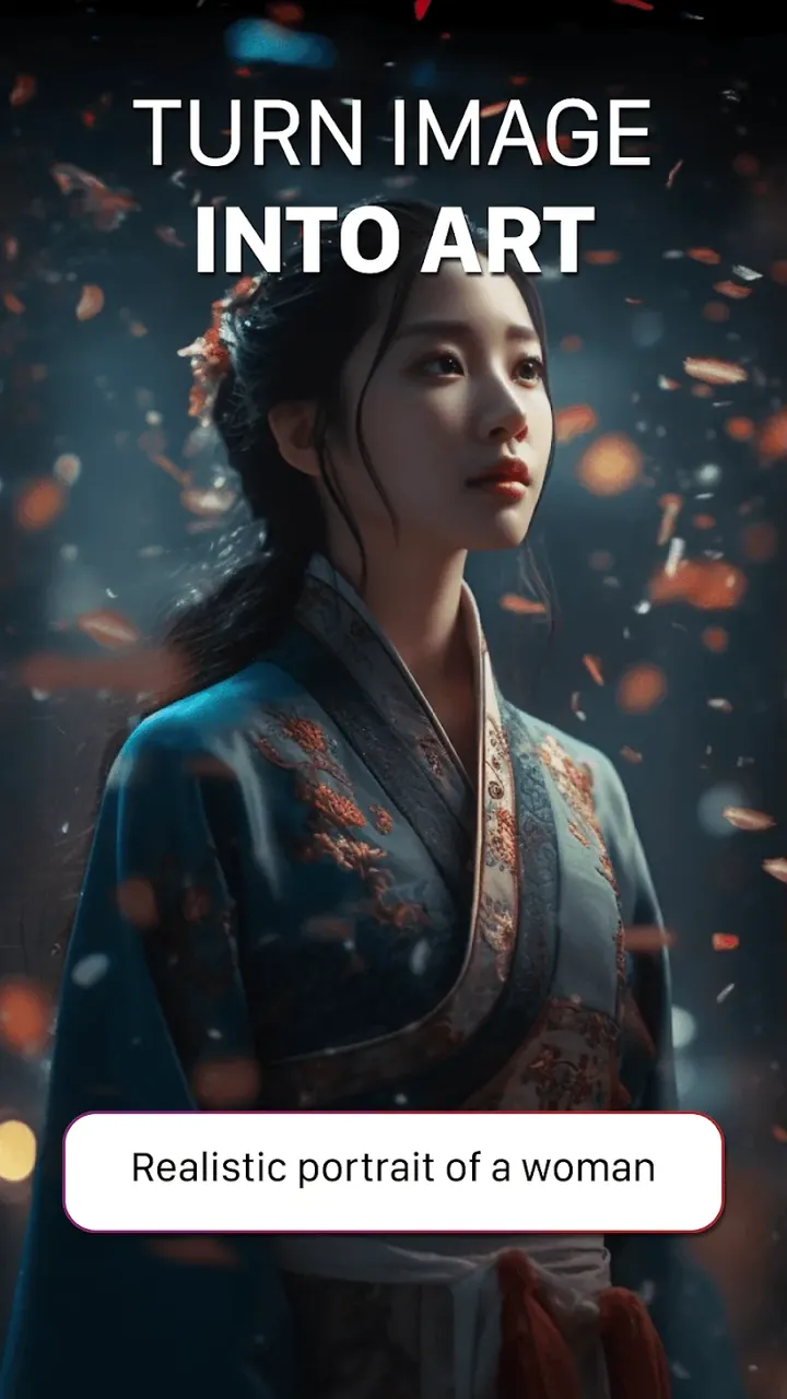 Capture d'écran du gameplay de Ghibli AI Art Generator 4