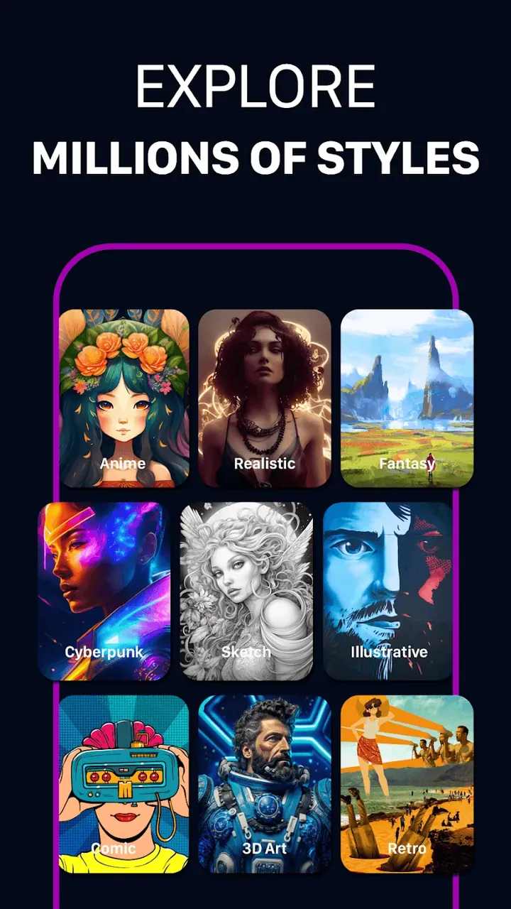 Capture d'écran du gameplay de Ghibli AI Art Generator 5